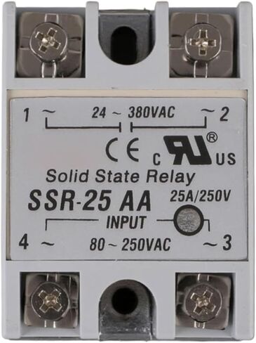 Solid State Relay SSR-25AA 25A 40A AC Control AC Relais 80-280V AC إلى 90-480V AC SSR 25AA in Saudi Arabia