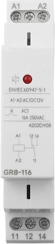 90 18 64mm Intermediate Relay Compact Din Rail Relay Solution Switch Mechanical Life 1 107 Protection Degree IP40 in Saudi Arabia