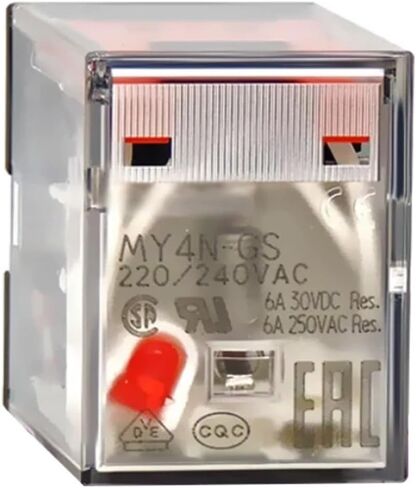 My-GS Miniature Power Relay My4N-GS DC24 AC110 DC12 My4N-GS-C2 DC24 AC220 My4N-CR-GS AC220 My4N-GS DC48 (My4N-GS AC220-240) in Saudi Arabia