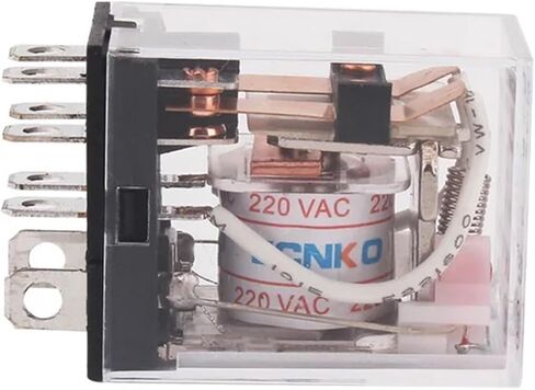 LY2NJ HH62P COIL COIL RELAY AC/DC 12V 24V 36V 48V 110V 220V 380V MINI MICRO الكهرومغناطيسي LY2N-GS 8PIN DPDT MODULE JQX-13F (DC-1PCS ، 220V) in Saudi Arabia