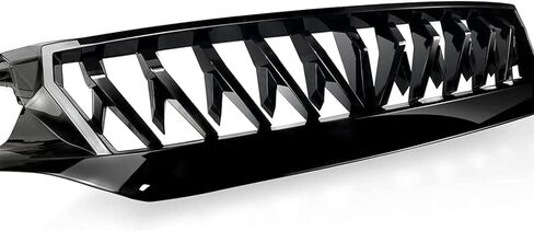 شبكة رياضية أمريكية معدلة مع شبكة فولاذية متوافقة مع سيارات هوندا سيفيك سيدان 2016 إلى 2021، هاتشباك، موديلات FK8، أسود لامع in Kuwait