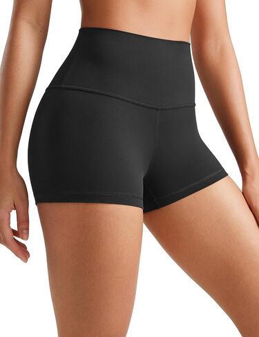 CRZ YOGA Womens Butterluxe Biker Shorts 2.5 Inches - High Waisted Yoga Workout Running Volleyball Spandex Booty Shorts Universe Blue Small in Saudi Arabia