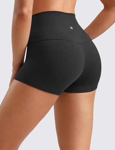 CRZ YOGA Womens Butterluxe Biker Shorts 2.5 Inches - High Waisted Yoga Workout Running Volleyball Spandex Booty Shorts Universe Blue Small in Saudi Arabia