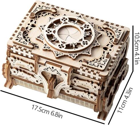 Pretty Hand-Assembled Music Box DIY Music Jewelry Storage Box You are My Sunshine Birthday Valentine's Day Gift Fashion in Saudi Arabia