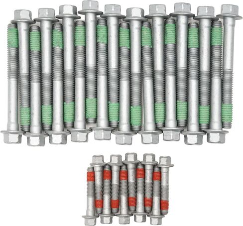 LS Head Bolts Set - Fits V8 محركات (4.8L ، 5.3L ، 5.7L ، 6.0L ، 6.2L) - الصلب سبيكة ، بديل مباشر لنماذج 2007-2016 in Saudi Arabia
