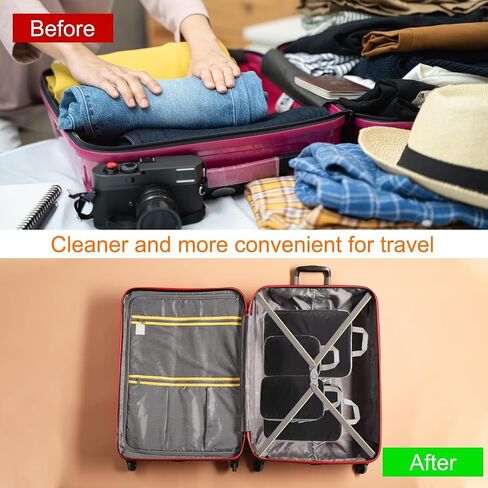 HARFINGTON 4pcs Compression Packing Cube for Suitcases Lightweight Luggage Organizers Bag Expandable Storage Travel Essentials Compression Bags for Carry on Suitcases, Beige in Saudi Arabia