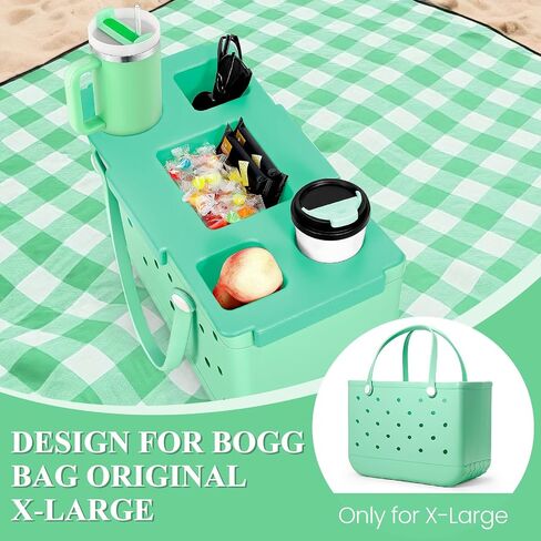 إكسسوارات صينية حامل الكأس العليا لحقيبة Bogg X -Large ، وشراب Eva المقاومة للماء والهاتف مناسبة لكأس ستانلي - منظم ودرج Topper لحقيبة Bogg (Pink) in Kuwait