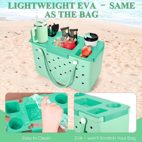 إكسسوارات صينية حامل الكأس العليا لحقيبة Bogg X -Large ، وشراب Eva المقاومة للماء والهاتف مناسبة لكأس ستانلي - منظم ودرج Topper لحقيبة Bogg (Pink) in Kuwait