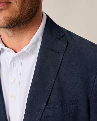 Johnnie-O Coolidge Top Shelf Linen Cotton Sport Coat Navy / 44 / R in Saudi Arabia