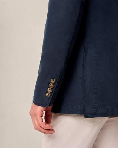 Johnnie-O Coolidge Top Shelf Linen Cotton Sport Coat Navy / 44 / R in Saudi Arabia