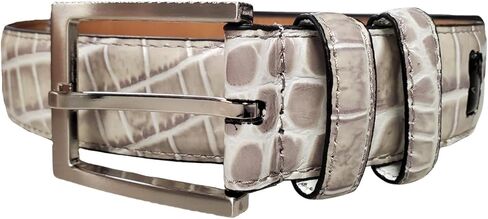 Greg Norman Men's Two-Toned Croco Print Belt in Saudi Arabia