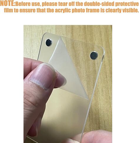 2Pcs Car Picture Holder,Acrylic Magnetic Photo Car Visor Clip,Sun Visor Picture Clip,Personalized Car Picture Frame For Family Or Personal Photos in Saudi Arabia