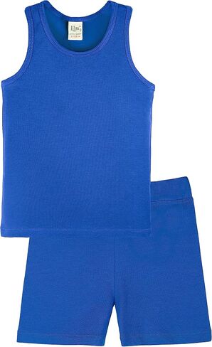 Lilax Girls 'Girls Racerback Tank Top و Solid Soft Dance Short Short in Kuwait