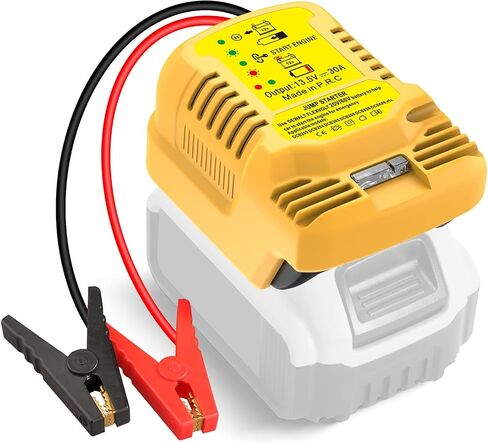 Car Jump Starter Adapter for Dewalt 20V/60V MAX - 11AWG Heavy Duty Booster Cable for 3.5L Vehicles (Battery Not Included)​​ in Saudi Arabia