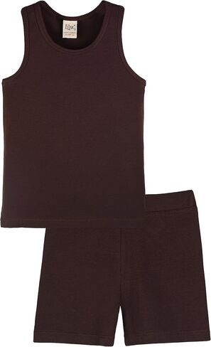 Lilax Girls 'Girls Racerback Tank Top و Solid Soft Dance Short Short in Kuwait