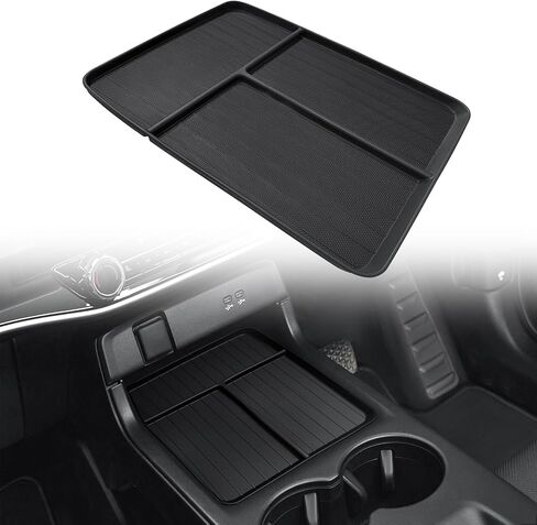 BestEvMod Center Console Front Organizer Compatible with Honda Prologue 2026 2025 2024 Accessories TPE Material Storage Tray Easy to Install and Clean Anti-Slip 3 Compartments in Saudi Arabia
