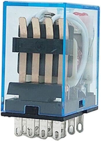 24V 12V 36V 110V 220V 5A COIL POWER RELAY JQX-13F MY4NJ HH54PL 14PINS 4PDT * 10 (DC12V) in Saudi Arabia