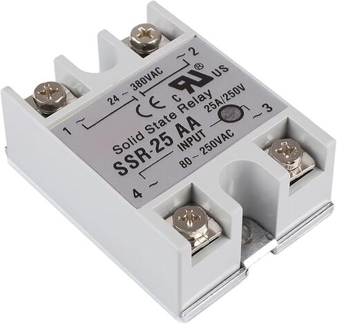 Solid State Relay SSR-25AA 25A 40A AC Control AC Relais 80-280V AC إلى 90-480V AC SSR 25AA in Saudi Arabia
