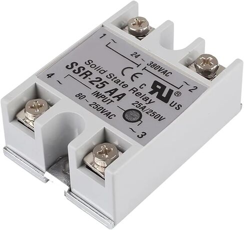 Solid State Relay SSR-25AA 25A 40A AC Control AC Relais 80-280V AC إلى 90-480V AC SSR 25AA in Saudi Arabia