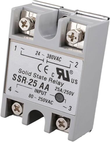 Solid State Relay SSR-25AA 25A 40A AC Control AC Relais 80-280V AC إلى 90-480V AC SSR 25AA in Saudi Arabia