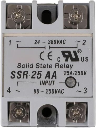 Solid State Relay SSR-25AA 25A 40A AC Control AC Relais 80-280V AC إلى 90-480V AC SSR 25AA in Saudi Arabia