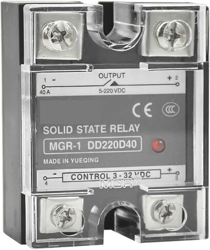 10A/20A/25A/40A/60A/80A/100A Solid State Relay SSR DC-DC 25A 3V-32V DC 5V-220V DC (DD220D80 80A) in Saudi Arabia