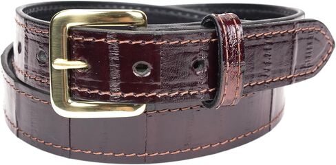 Genuine Handmade Eel Skin Leather Belt in Saudi Arabia