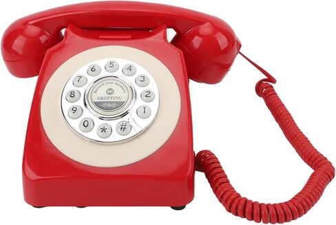 Pilipane Vintage Audio Guest Book Phone Retro Design Design Device Clear Sound Device for Wedding Birthday Party Party مع بطاقة ذاكرة بسعة 8 جيجابايت وبطارية 1200 مللي أمبير في الساعة (أسود) in Saudi Arabia
