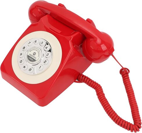 Pilipane Vintage Audio Guest Book Phone Retro Design Design Device Clear Sound Device for Wedding Birthday Party Party مع بطاقة ذاكرة بسعة 8 جيجابايت وبطارية 1200 مللي أمبير في الساعة (أسود) in Saudi Arabia