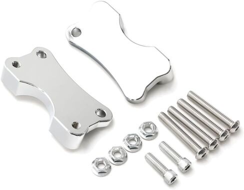Front Quarter Panel Risers Spacer Mount for CVO 14-21 for CVO 18-21 for CVO Tri Glide 20-21 for Electra Glide 14-21 for Electra Glide Low 15-16 up -(Chrome) -(Aluminum) in Saudi Arabia