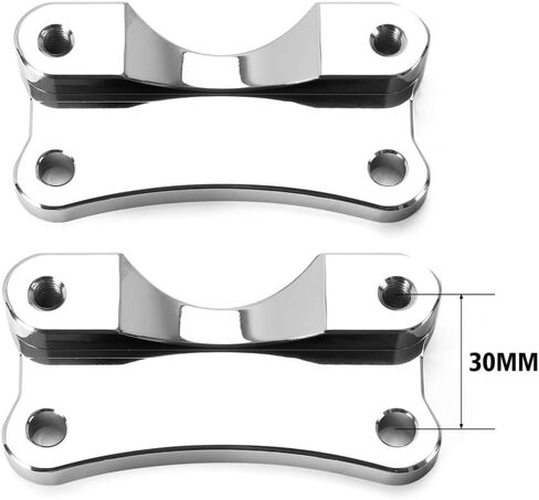 Front Quarter Panel Risers Spacer Mount for CVO 14-21 for CVO 18-21 for CVO Tri Glide 20-21 for Electra Glide 14-21 for Electra Glide Low 15-16 up -(Chrome) -(Aluminum) in Saudi Arabia