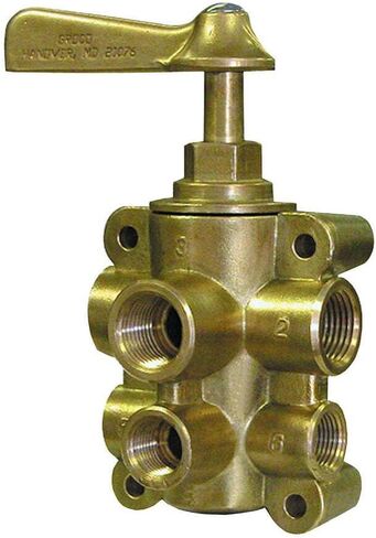 Groco 6-Port NPT Bronze Fuel Valve 1/2 Main - 3/8 Return in Saudi Arabia