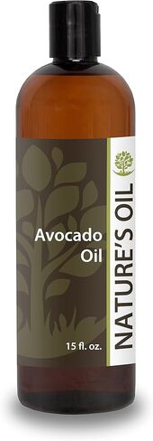 Nature’s Oil Castor Oil 15oz – 100% Pure, Cold Pressed, Hexane-Free Carrier Oil for Hair Growth, Eyelashes, Eyebrows, Skin Moisturizer & Massage in Kuwait