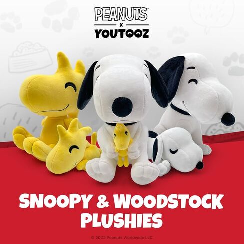Youtooz Peanuts Woodstock Shoulder Rider 6" Plush, Woodstock Shoulder Rider Plushie, Collectible Woodstock Shoulder Rider from Peanuts Peanuts Plush Collection in Saudi Arabia
