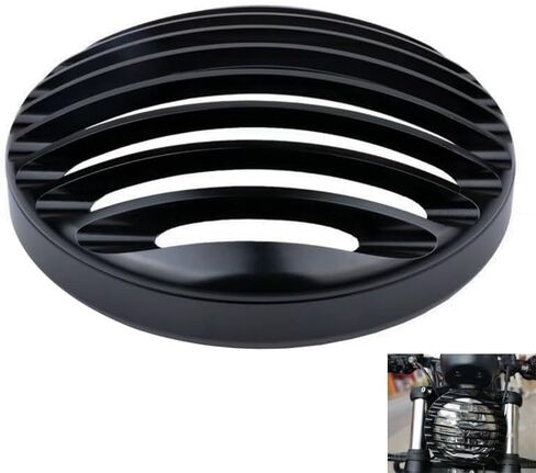 Royal Sun Headlight Cover Black Mesh Guard Cover Protector Compatible with Triumph Bonneville Bobber in Saudi Arabia