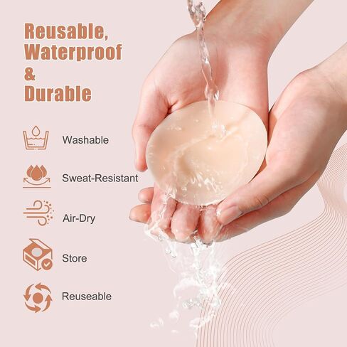 تغطية Cakes Nipple Silicone Self-Dhelsfive Brasple Trespable Bras Pras مقاومة للماء. in Kuwait