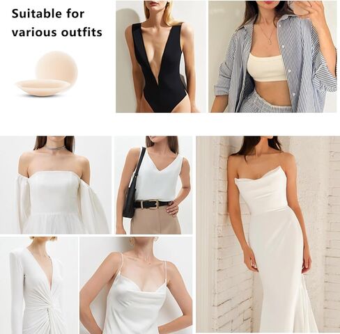 تغطية Cakes Nipple Silicone Self-Dhelsfive Brasple Trespable Bras Pras مقاومة للماء. in Kuwait