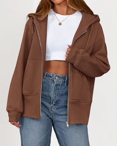 BTFBM Womens Zip Up Hoodies Fleece Sweatshirts 2025 Fall Fashion Throbit in Saudi Arabia