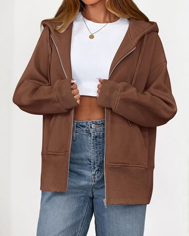 BTFBM Womens Zip Up Hoodies Fleece Sweatshirts 2025 Fall Fashion Throbit in Saudi Arabia