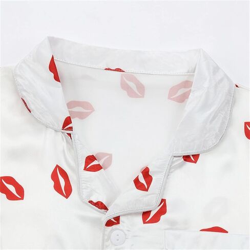 الصيف 𝐏ajamas للبنات ، حرير الصغار الصغار 𝐏js مجموعة زر 𝐍ightwear 2 pcs للأولاد أطفال قصيرة الأكمام sl𝐞epwear in Kuwait