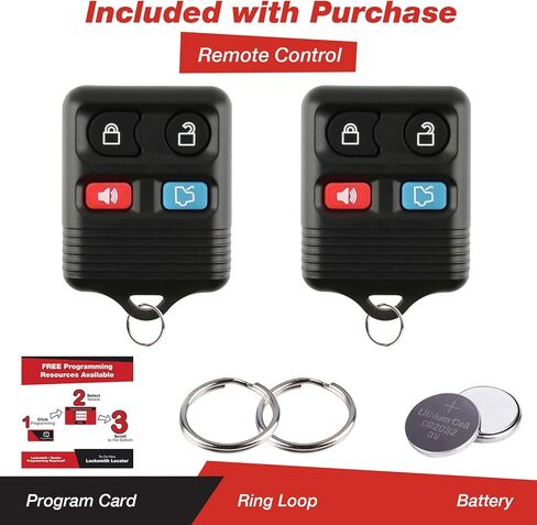 KeylessOption Keyless Entry Remote Control Fob Uncut Blank Car Ignition Key for CWTWB1U345, GQ43VT11T, H92 (Pack of 2) in Saudi Arabia