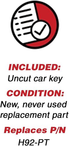 KeylessOption Keyless Entry Remote Control Fob Uncut Blank Car Ignition Key for CWTWB1U345, GQ43VT11T, H92 (Pack of 2) in Saudi Arabia
