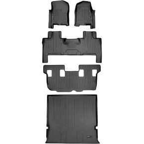 MAXLINER Floor Mats Cargo Liner Behind 2nd Row Set Black for 2007-2010 Expedition/Navigator with 2nd Row Bench Seat or Console (No EL or L Models) in Kuwait