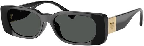 Versace KIDS VK 4003U GB1/87 Black Plastic Rectangle Sunglasses Grey Lens in Saudi Arabia