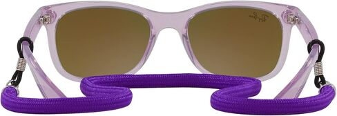 Ray-Ban Child Sunglasses Blue On Orange Frame, Blue Lenses, 48MM in Saudi Arabia