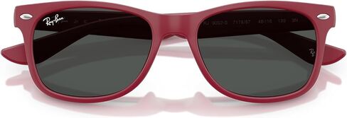 Ray-Ban Child Sunglasses Blue On Orange Frame, Blue Lenses, 48MM in Saudi Arabia