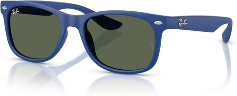 Ray-Ban Child Sunglasses Blue On Orange Frame, Blue Lenses, 48MM in Saudi Arabia