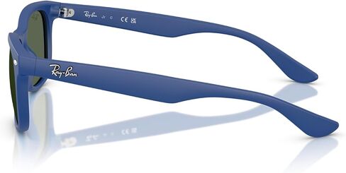 Ray-Ban Child Sunglasses Blue On Orange Frame, Blue Lenses, 48MM in Saudi Arabia