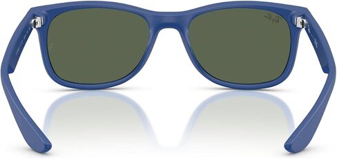 Ray-Ban Child Sunglasses Blue On Orange Frame, Blue Lenses, 48MM in Saudi Arabia