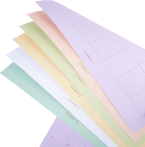 2024 Wall Calendar - 12" x 15" Rose Gold Foil Lettering Monthly Planning Hanging Peel Off Large Print Wall/Desk Calendar on Multi-Color Paper - January 2024 to December 2024 in Saudi Arabia